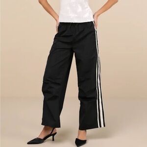 Lulus Sporty Sweetie Nylon Drawstring Athletic Pants